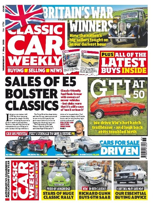Détails du titre pour Classic Car Weekly par H BAUER PUBLISHING LIMITED - Disponible